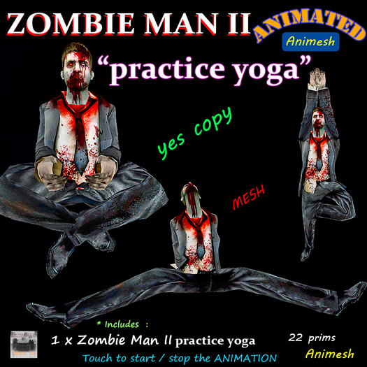 Zombie Man II - practice yoga