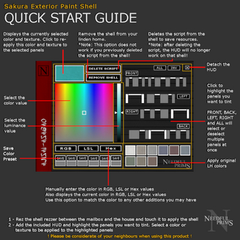Second Life Marketplace - Sakura 1024 Exterior Paint Shell Fat Pack