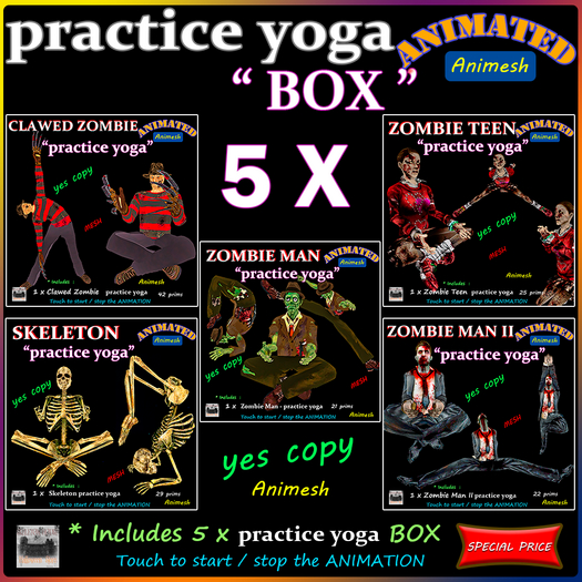 practice yoga BOX 5X