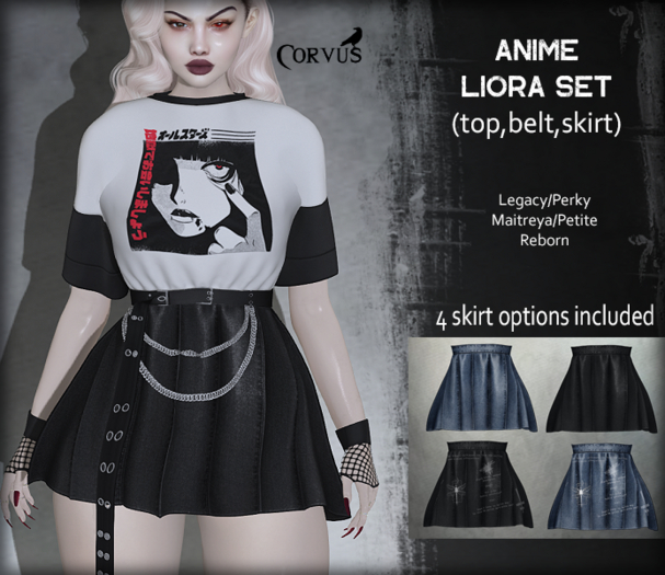 Corvus : Anime Liora Set