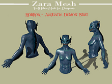 ZM - Horror - Acquatic Demon Bust - FULL PERM MESH