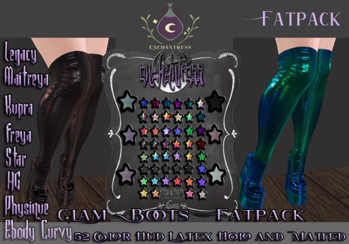 Glam Boots - Fatpack