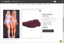 .miss chelsea. Naya Slippers Berry