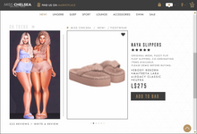 .miss chelsea. Naya Slippers Nude