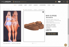 .miss chelsea. Naya Slippers Tan