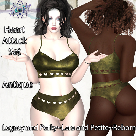 ~*MF*~ Heart Attack Set - Antique (Add or Rez)