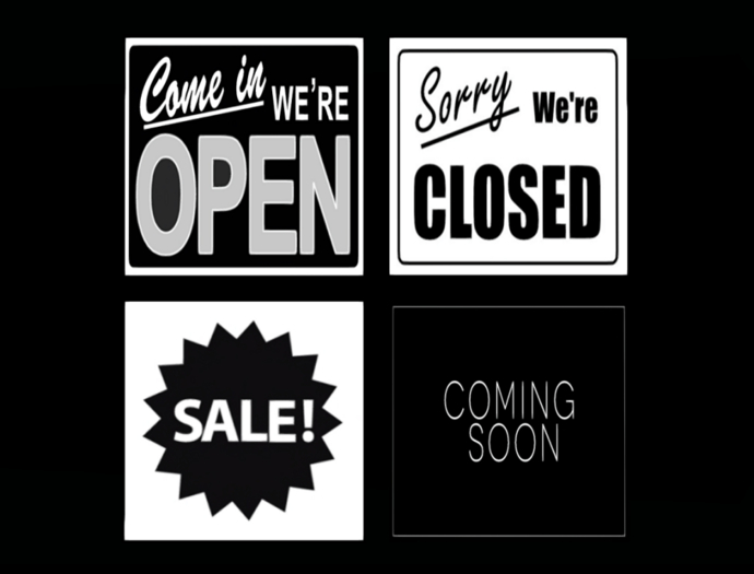 *6KW* FULL PERM Textures (Store Signs)