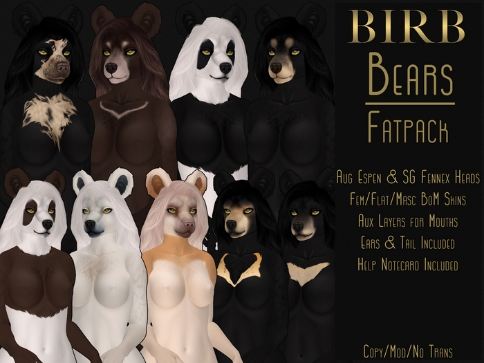 [Birb] Bears - FATPACK