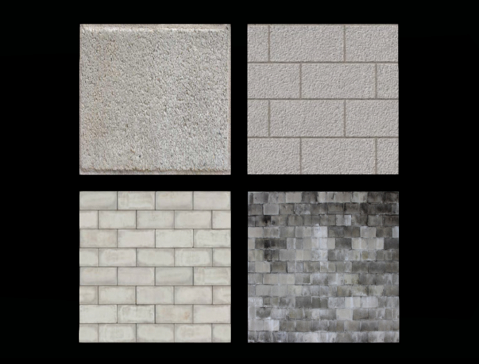*6KW* FULL PERM Building Textures (Cinder Blocks)