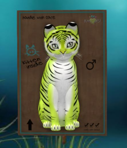 Tiger! - Chartreuse - Marble Magic