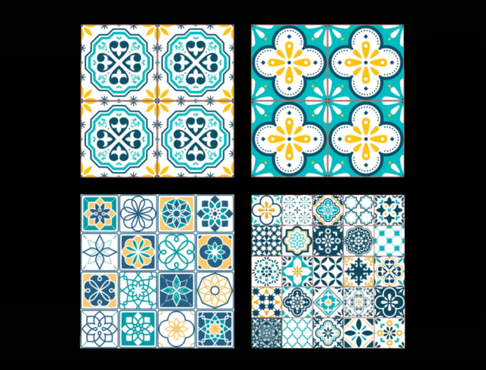 *6KW* FULL PERM Textures (Seamless Azulejo Tiles)