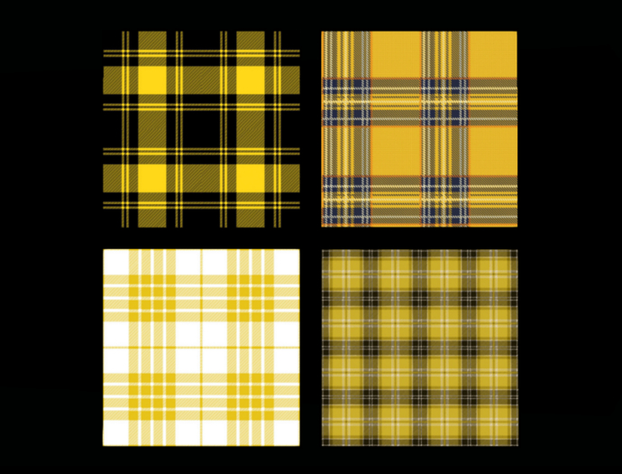 *6KW* FULL PERM Textures (Seamless Yellow Plaid)