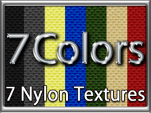 Zoy Texture [ Nylon Cloth 02 ] Seamless - 7 Colors
