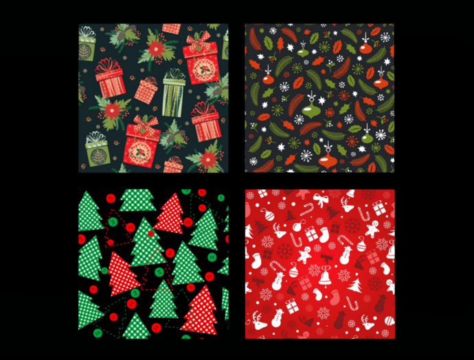 Presentwrap Texture Second Life Marketplace - *6KW* FULL PERM Textures (Seamless Christmas ...