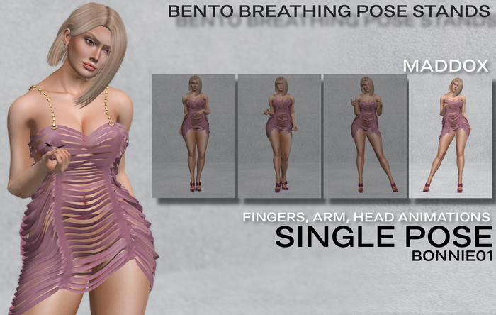 MADDOX | Bento Breathing POSE STAND ANIMATION | BONNIE 01