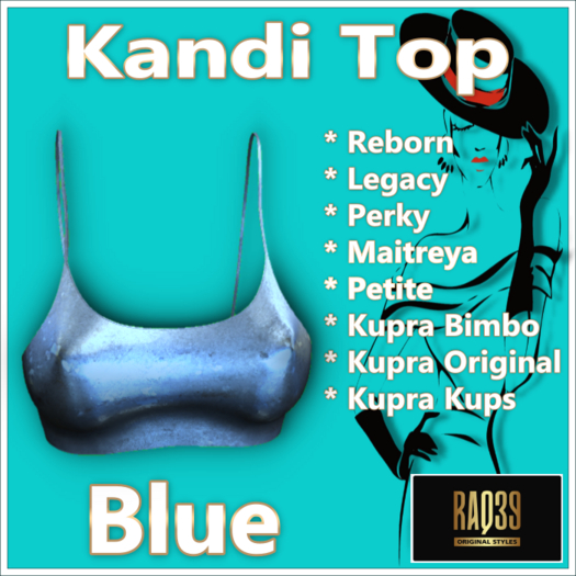 [R39] Kandi Top-Blue