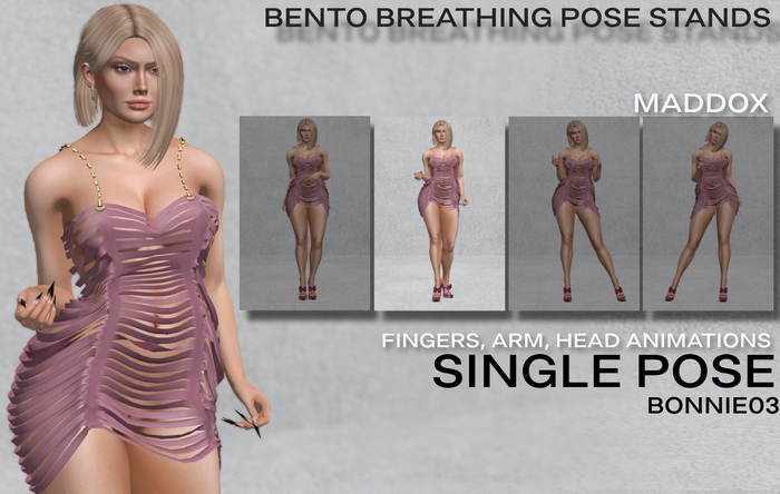 MADDOX | Bento Breathing POSE STAND ANIMATION | BONNIE 03
