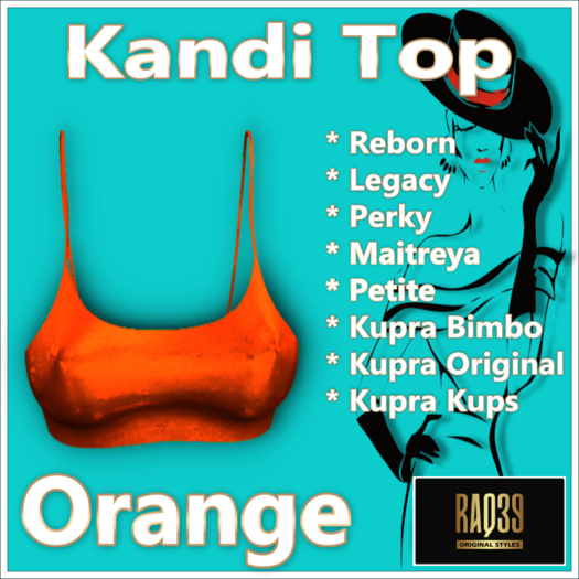 [R39] Kandi Top-Orange