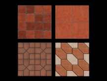 *6KW* FULL PERM Textures (Seamless Red Stone Tiles)