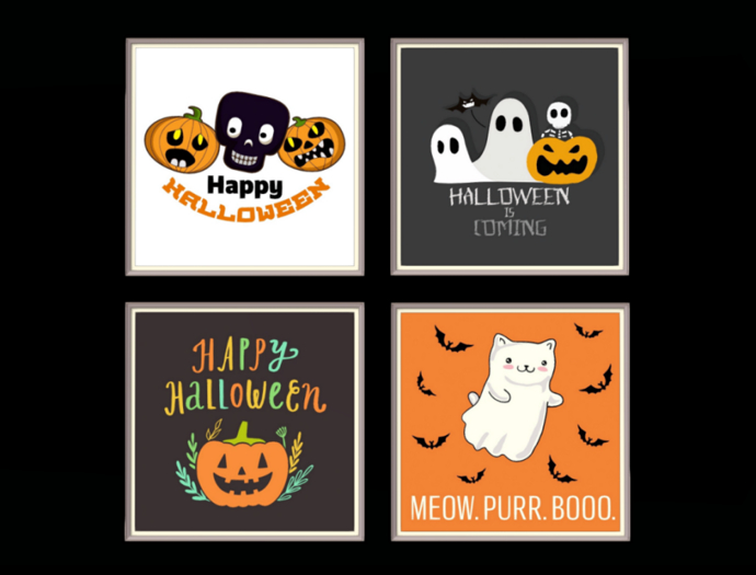 *6KW* FULL PERM Textures (Halloween Signs)