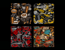 *6KW* FULL PERM Textures (Seamless Street Graffiti)