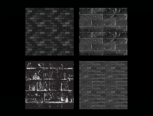 *6KW* FULL PERM Textures (Seamless Black Bricks)
