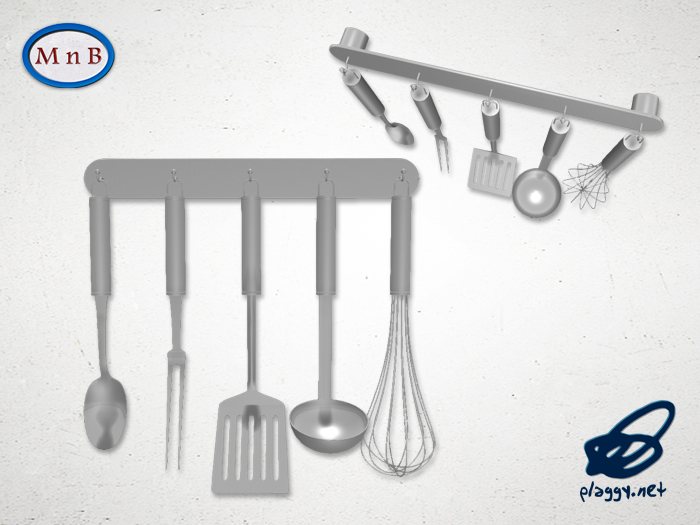 Kitchen Utensil Rack - full permission