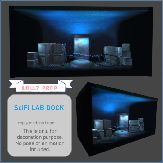=LOLLY PROP=SciFi LAB DOCK