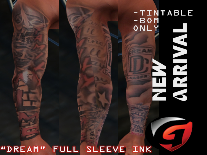 Glitz- "Dream" Full Sleeve Ink