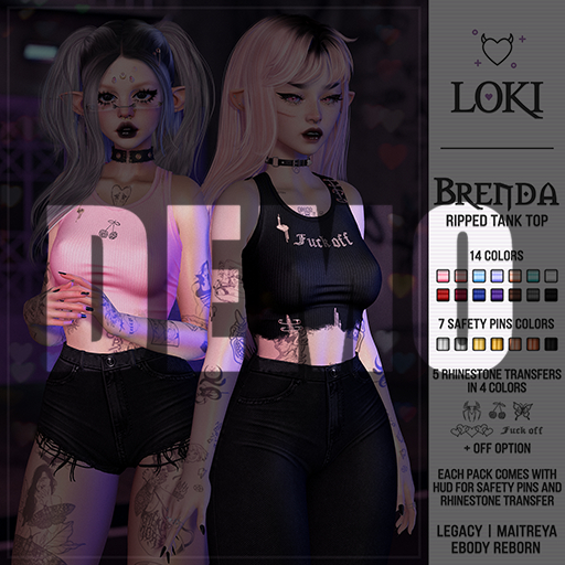 Loki - Brenda Ripped Tank Top - DEMO