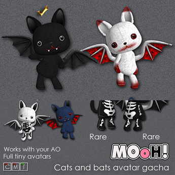 Second Life Marketplace - 7. MOoH! Black bat avatar