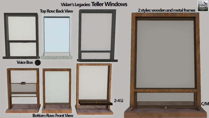 [Vidarr's Legacies] Teller Windows (boxed)