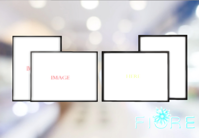 FIORE'S WALL SCRIPTED DISPLAYER * BLACK 