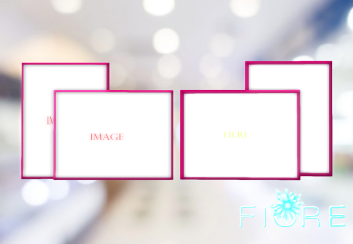 FIORE'S WALL SCRIPTED DISPLAYER * FUSCIA 