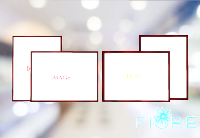 FIORE'S WALL SCRIPTED DISPLAYER * RED 