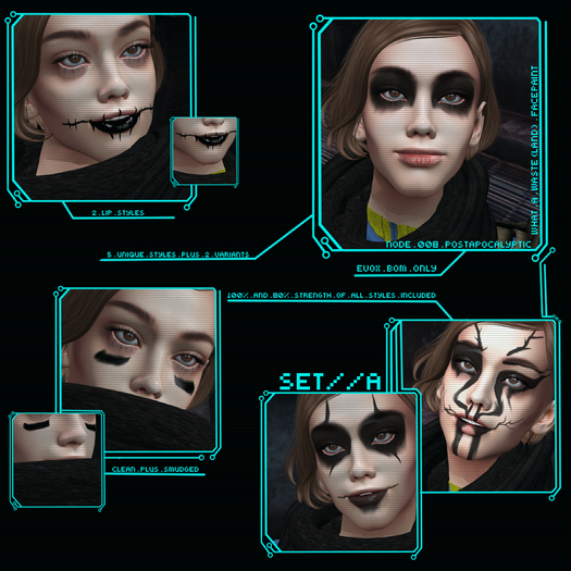 NODE008 // What a Waste(land) // Facepaint A // EVOX BOM