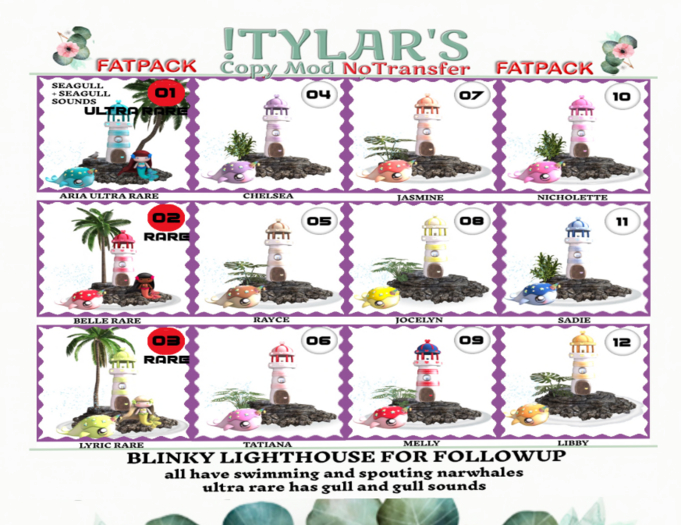 03 !TYLAR'S BLINKY LIGHTHOUSE LYRIC BOX RARE