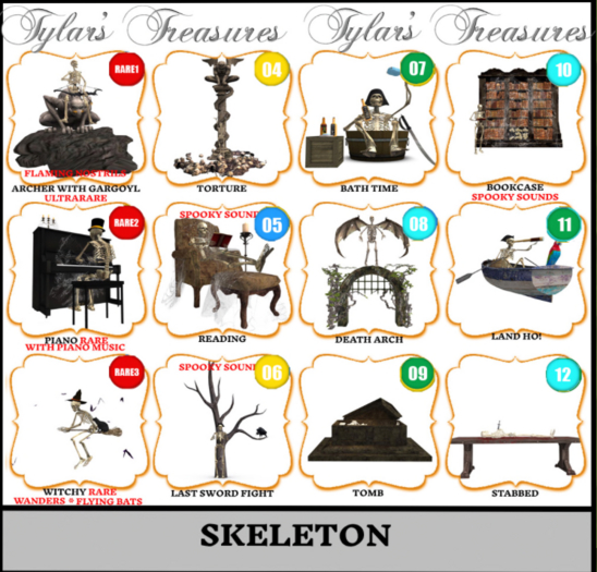 02 SKELETON MIEPON PIANO MAN RARE