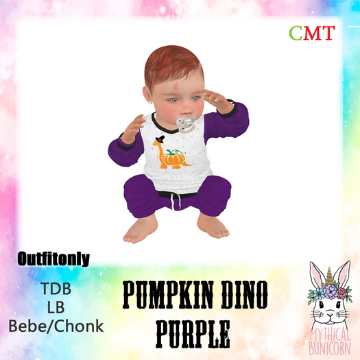 {MB}PumpKin Dino Purple
