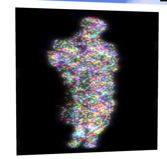 Dancing Person Shadow GIF Board