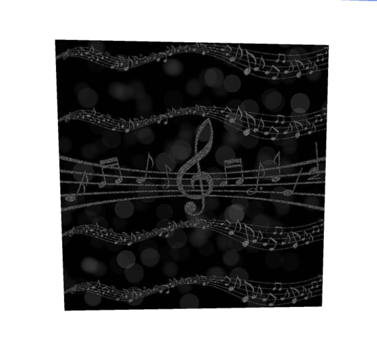 Black& Silver Music Notes GIF Board