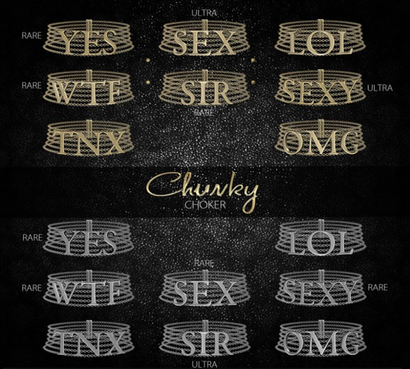 [Avenge] OMG Chunky chocker - silver