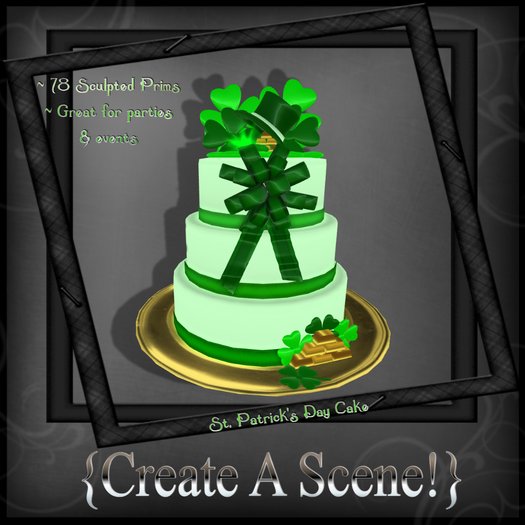 {CaS!} St. Patrick's Day Cake - Green Copy Only