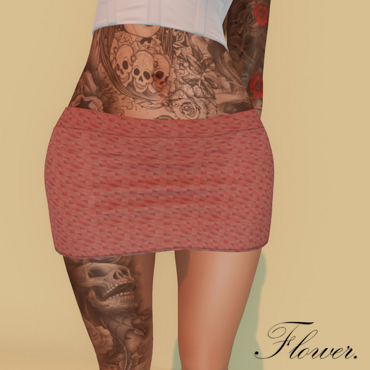 Flower. - Emma - Skirt - Pink Triangles -