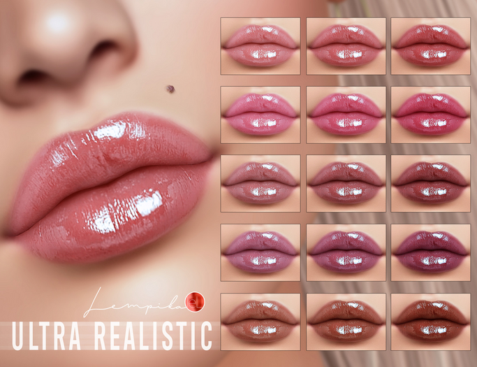 Lempika - 15 Lips Ultra Realistic Lelutka Evox #51 -DEMO-