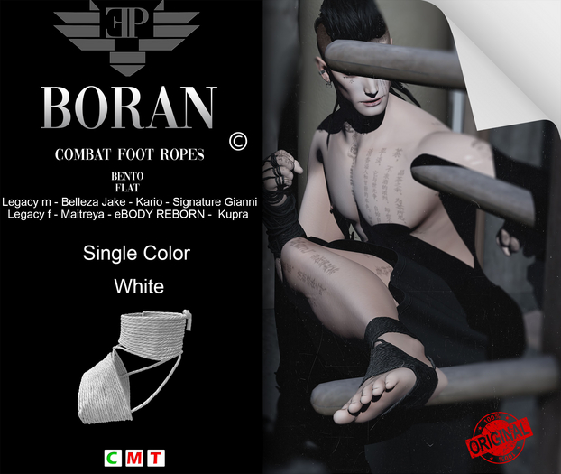 L'Emporio&PL::*Boran*::- FEET ROPE - [White]