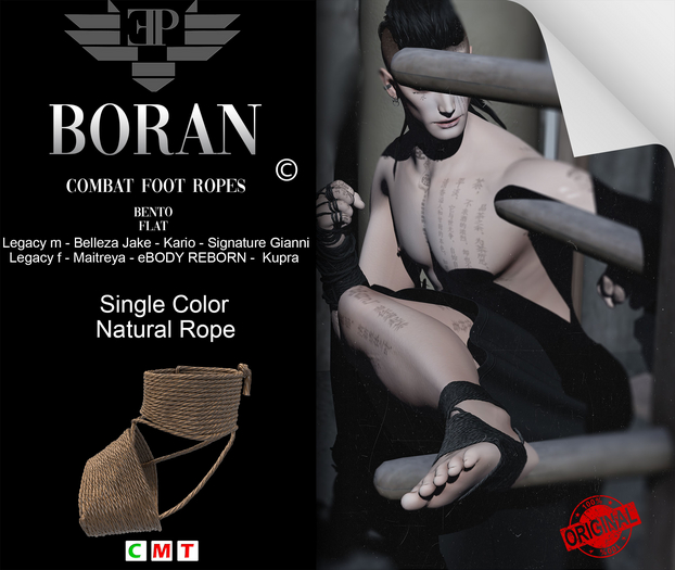 L'Emporio&PL::*Boran*::- FEET ROPE - [Natural rope]
