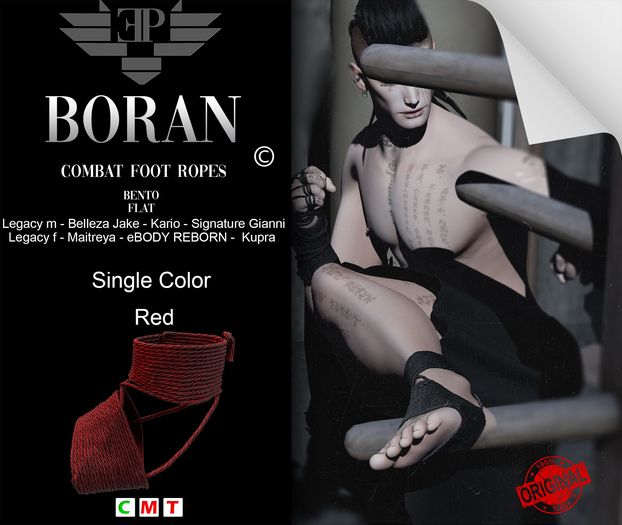 L'Emporio&PL::*Boran*::- FEET ROPE - [Red]