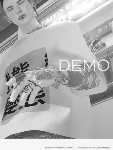 [Dope+Mercy]Remind +ExpressionT-shirt_DEMO (ADD)