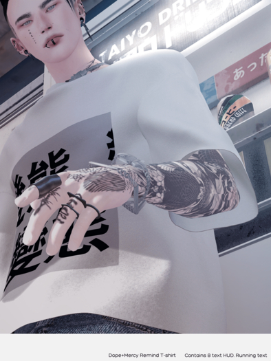 [Dope+Mercy]Expression T-shirt_Hehehe (ADD)